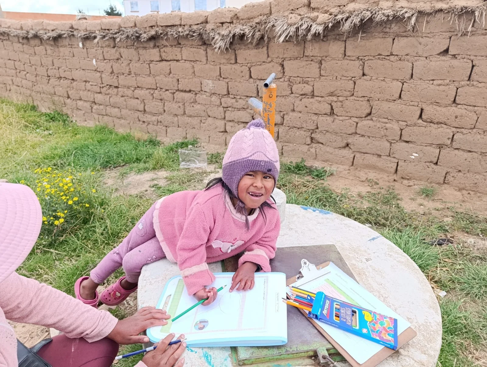 Actividad educativa al aire libre.