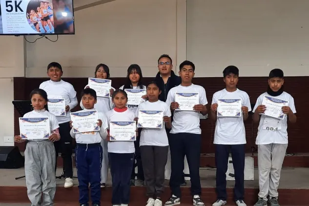 Participantes en actividad educativa.