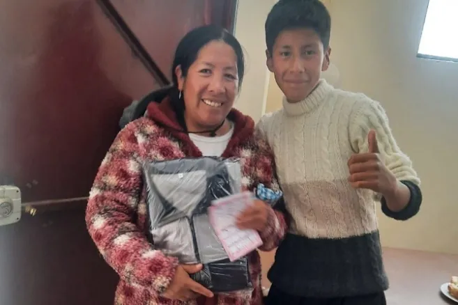 Acompañamiento y entrega de apoyo.