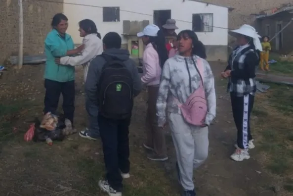 Recorrido y actividad comunitaria.